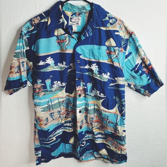 BlueWater Other - Mens Vintage Bluewater Wear  Beach Shirt